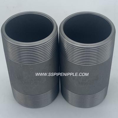 China Seamless Black Pipe Nipple 4