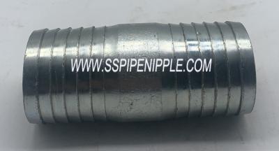 China NPT / BSPT Galvanized KC Nipple Light Weight Durable Black Hose Nipple for sale