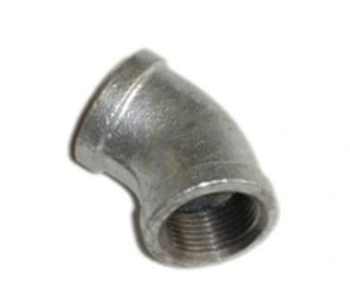 中国 1/8 Malleable Iron Pipe Fitting Black / Galvanised Banded / Beaded / Plain 販売のため