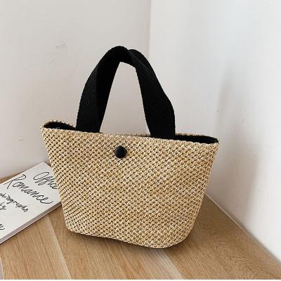 China Lady China Supplier Borse DA Spiaggia Straw Bag Natural Raffia Beach Bags Woven Handbag For Women for sale