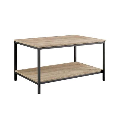 China Living Room Wood Coffee Table (Other) Metal Leg Adjustable Rectangle for sale