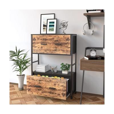 China Modern Modern Small Storage Living Room Brown Wood Storage Cabinets With Drawer for sale