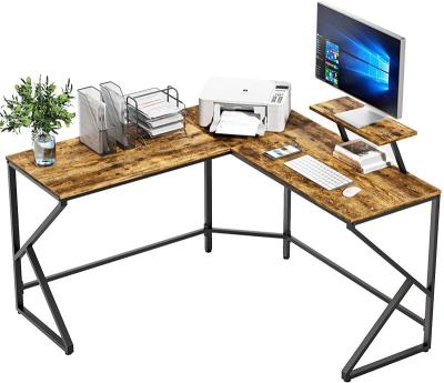 China L Shaped (Height) Adjustable Computer Desk Corner Desk with Monitor Stand, Solid Sturdy Desk for Home Work, Gamer Desk for sale