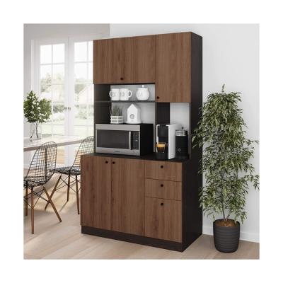 China PANEL factory modern style OEM wooden kitchen storage cabinet with drawers and doors for living room bed room for sale