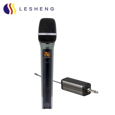 China Hot Selling Handheld Wireless Microphone Performance Color Material Karaoke Handheld Microphone for sale