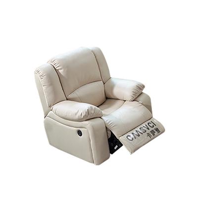 China Genuine Leather Massage Sofa Set, Living Room Furniture Extended Chairs Leather Sofa, Electric Recliner Double Sofa for sale