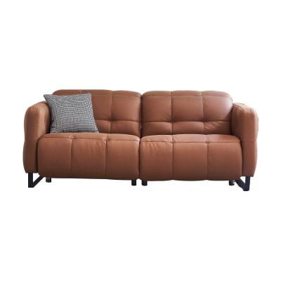 China Sofa Living Room Furniture Extended Leather Sectional 2 Seat Sofa Electric Leather Sofa Recliners for sale