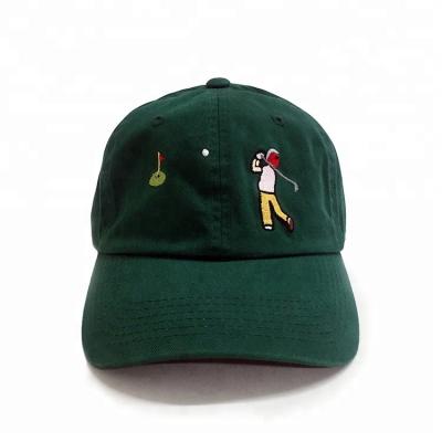 China Wholesale JOINT Mens Baseball Golf Hat Custom Unstructured Hat for sale