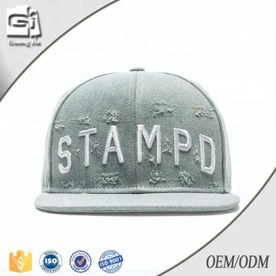 China 2017 COMMON Guangjia Hotsale Embroidery Snapback Custom Sports Logo Worn-Out Hat Cap for Girl or Boy for sale