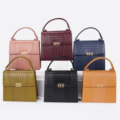 China New Daily Life PU Leather Weaving Cross - Body Bags For Women 2021 Summer Travel Female Cross Handbags And Purses - Body Shoulder Bag for sale