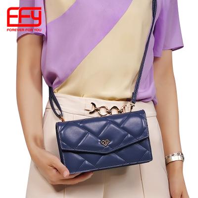 China FFY Fashion Factory Sale Women Shoulder Sling Bags Simple Fashion Design Ladies Directly Cross - Body Bags Phone Bag for sale