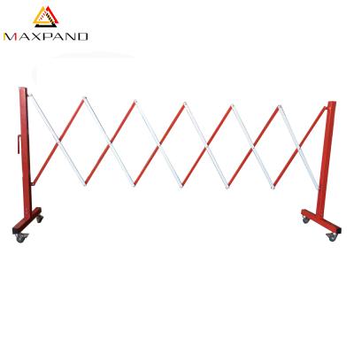 China Outdoor Crowd Control Retractab Stand Foldable Temporary Parking Road Safety Products Traffic Portable Folding Expandable Barrier for sale