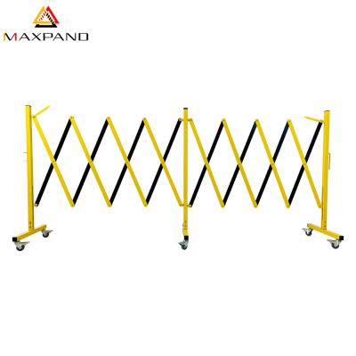 China Wheels are Optional MAXPAND Metal Barrier Temporary Traffic Barrier Expandable Safety Barrier for sale