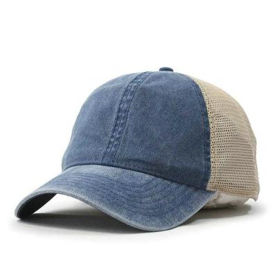 China COMMON Wholesale Hot Sale Distressed Denim Hat Comforetable Trucker Hats With Logo for sale