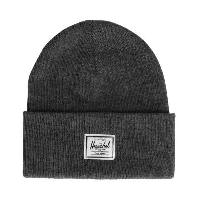 China 2021 Customs Winter 100% COMMON High Quality Acrylic Woven Label Knit Beanie Fisherman Beanie For Men And Women for sale