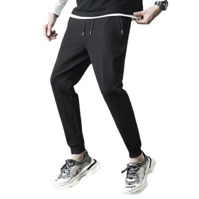 China 2021 Anti-Wrinkle Men's Fashion Slim Custom Logo Men's Pants Casual Joggers Pants Gyms Sweatpants for sale