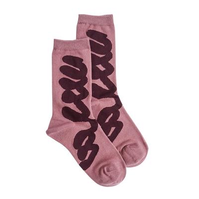 China Breathable Design Fashion Embroidered Sublimation Regular Socks Unisex Luxury Custom Print for sale