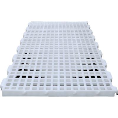 China Plastic Farms Animal Slat Flooring Mat Chicken Farm Poultry Chicken Slat Flooring for sale