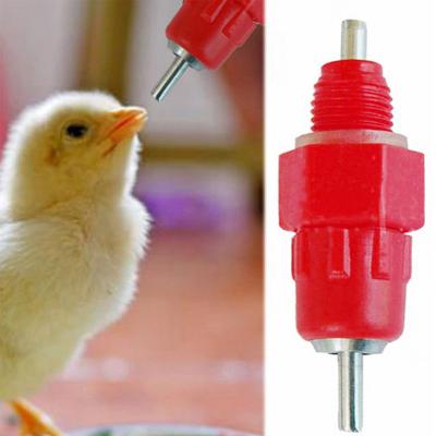 China Automatic Long Life Chicken Drinking Station Nipple Steel Ball 360 Degree Drinker for sale