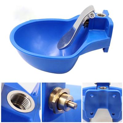 China Plastic Automatic Druble Water Bowl For Dogs Livestock Automatic Drinking Bowls for sale