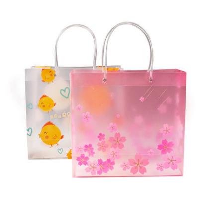 China Custom PVC Waterproof Reusable Wholesale Fashion Design Clear Tote Bag for sale