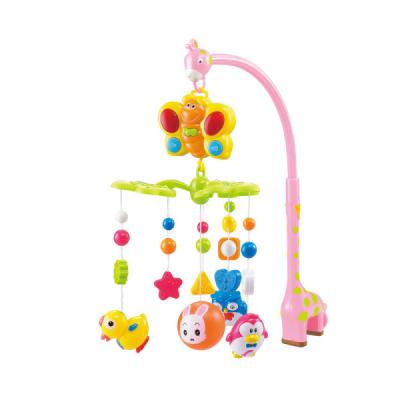 China Musical Cute Animal Rattle Sleeping Elephant Cartoon Musical Hutch Toy Hanging Bell Infant Crib Mobile for sale