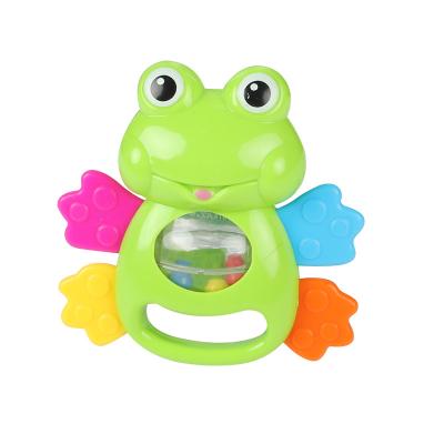 China Stuffed Children's Baby Products Toys Plastic Animal Baby Rattle With Baby Rattle Music Toy for sale