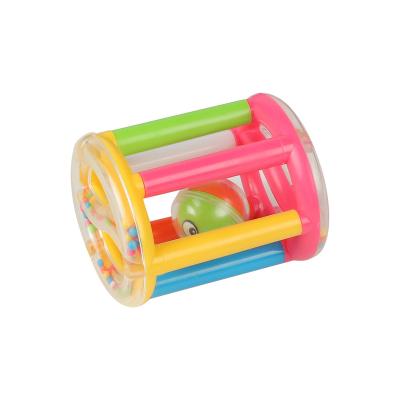 China Early Education Baby Toy Plastic Roller STUFFED Hand Bell with Plastic Rattle Toy Maze Baby Rattle for sale