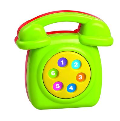 China ABS OEM Plastic Early Education Baby Toy Phone Musical Sound Toy for Kids and Children for sale