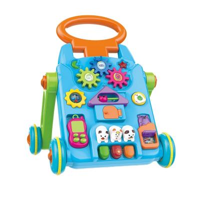 China Factory Direct Sale Customized Multifunctional Learning Walking Baby Walker Musical Toys With Music for sale