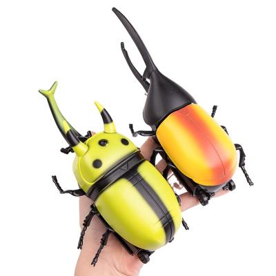 China Enlightenment ABS Children Toys Electric Insect Toy Pieces Funny Plastic Lamp Electric Beetle Toy for sale