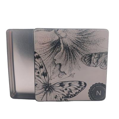 China Recyclable Custom Printed Large Rectangular Gift Packaging Tin Box for sale