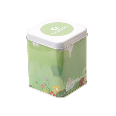 China Wholesale Food Grade Square Tea Tin Can / Metal Tin Box for sale