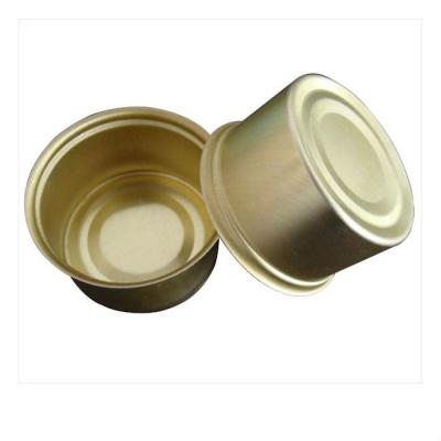 China Recyclable Easy Open Fish Can Canned Poultry Round Silver Aluminum Tin Can for sale