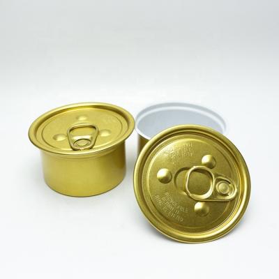 China Custom Round Metal Aluminum Pull Tab Tin Cans Manufacturer For Food for sale