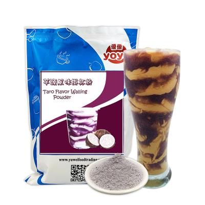 China Bubble Tea Drinks Wall Instant Powder Taro Flavor For Milk Tea for sale