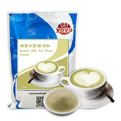 China Natural Matcha Milk Tea Flavor Powder Instant Drinks Taiwan for sale