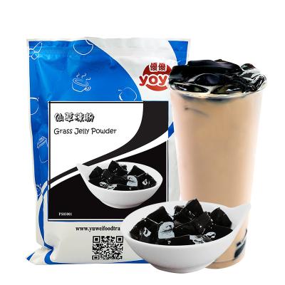 China Natural Black Grass Jelly Instant Powder Taiwan Handmade for sale