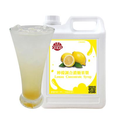 China Natural Fruit Syrup Concentrate Lemon Flavor Product Taiwan for sale