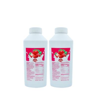 China Natural Yogurt Syrup Strawberry Yogurt Bubble Tea Drink for sale