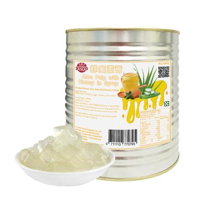 China Taiwan famous drink taiwan product aloe pulp with honey in syrup for sale