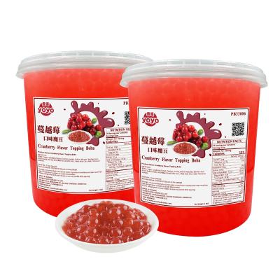 China Taiwan Drink Famous Taiwan Drinks Supplementing Cranberry Flavor Popping Boba for sale