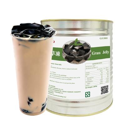 China Natural High Quality Mesona Can Grass Jelly Food Dessert Ready To Eat for sale