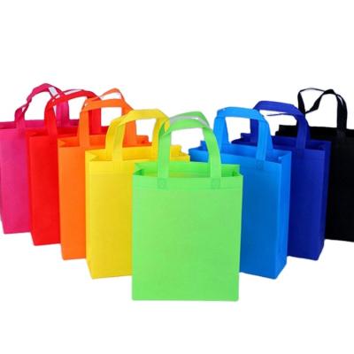 China High Quality Custom Logo Handled Tote Eco - Friendly Non Woven Shopping Bags High Quality Popular for sale