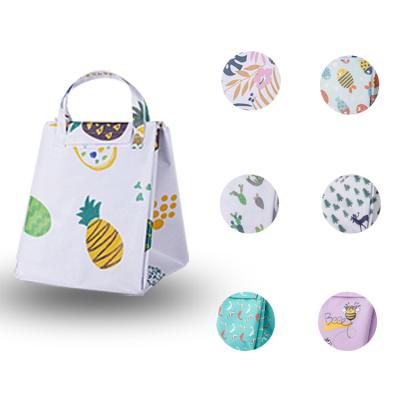 China Wholesale Eco-Friendly Waterproof Oxford Kids Thermal Insulated Lunch Foldable Bag For Kids School for sale