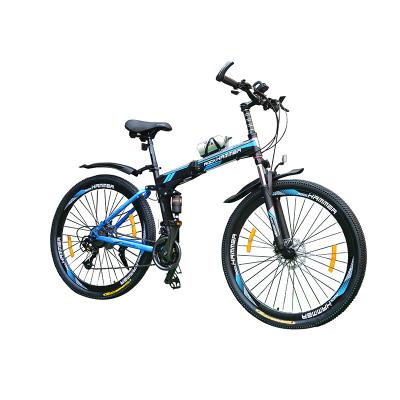 China Street mountain bike 26/27.5/29 inch full suspension foldable frame mountain bike folding bicycle for sale