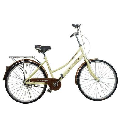 China Popular light city bike steel bike city street bicycle for women adults for sale