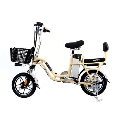 China Aluminum alloy in stock 20 inch motor power e-bike electric city bike non slip aluminum electric thick tire for sale