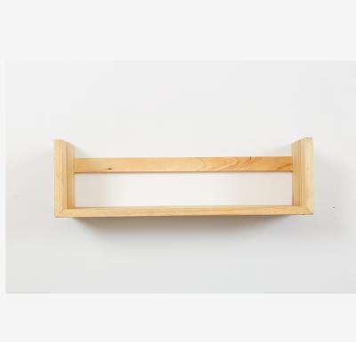 China 2021 New Best Selling Classic / Postmodern High Quality Wall Mounted Wooden Storage Shelf Wall Hanging Decoration for sale