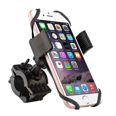 China Waterproof Bike Phone Mount Adjustable Adjustable Silicone Phone Holder For Bicycle for sale